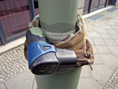 lock painted