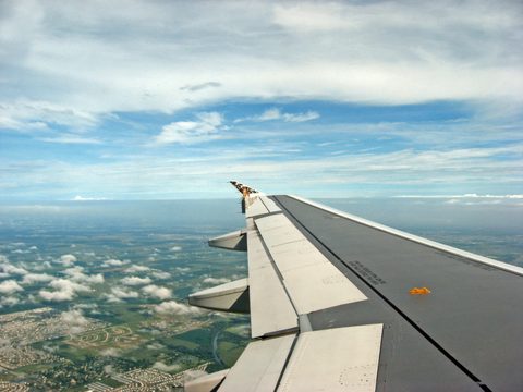 plane horizon