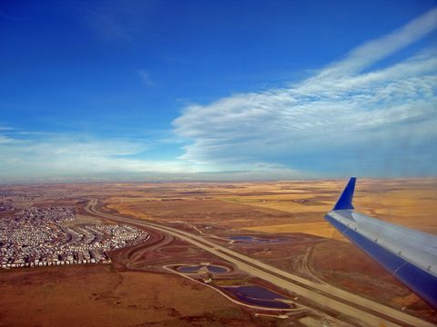 plane horizon