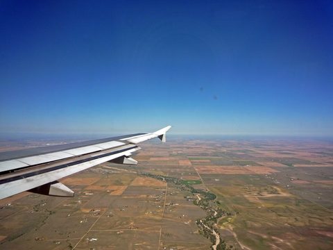 plane horizon